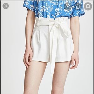 Alice &Olivia High waisted Laurine paperbag shorts